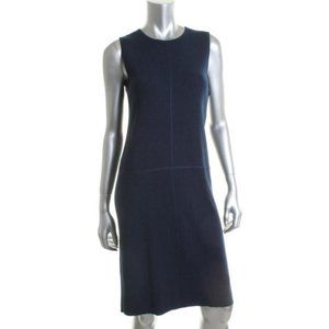 AWESOME RALPH LAUREN Womens Navy Knit Sleeveless LIGHTWEIGHT Sweaterdress S $149